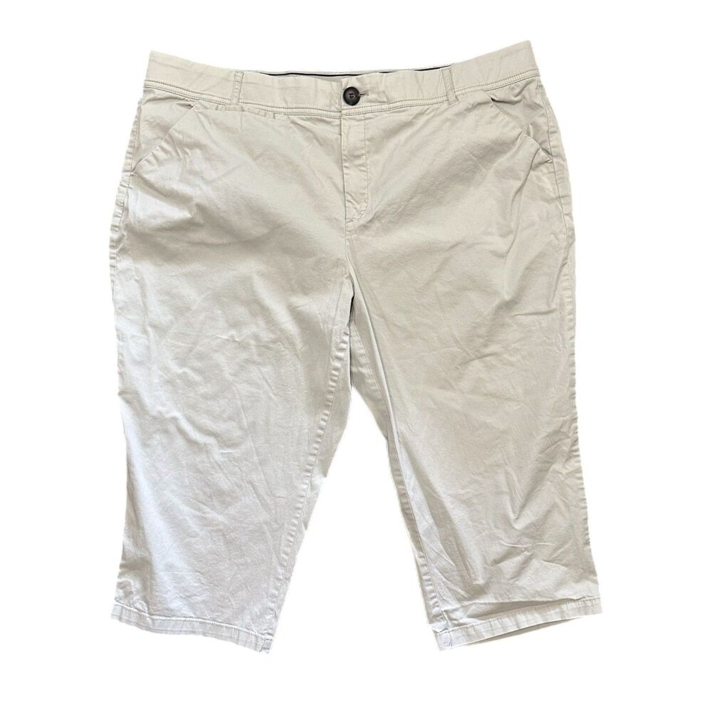 CJ Banks Women's Tan Capris, Size 22W
